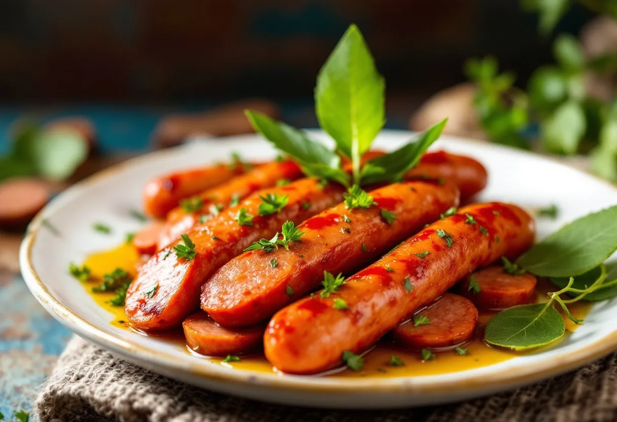 Madrileño Zesty Chorizos recipe image