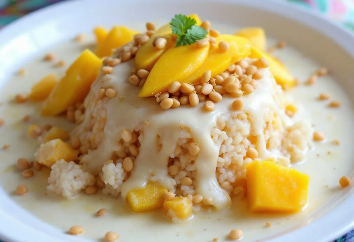 Mango Sticky Rice Fusion recipe image