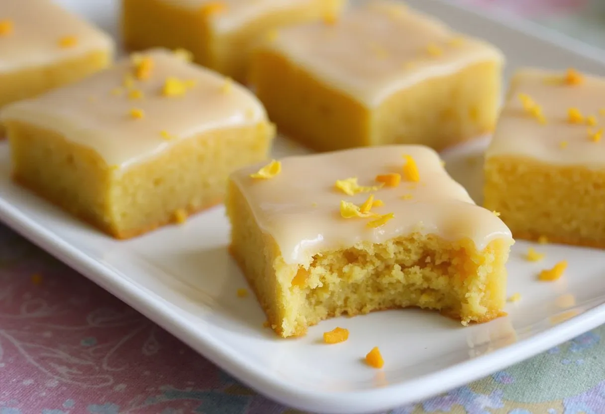 Maple Citrus Glaze Bars recipe image