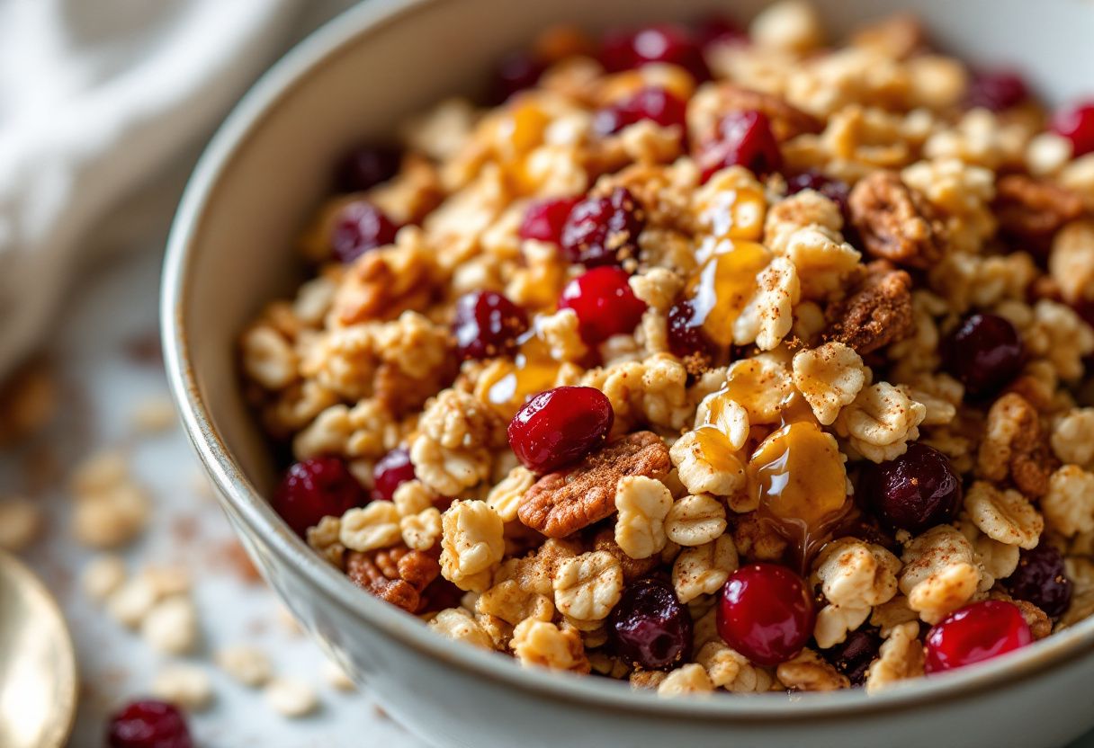 Maple Cranberry Crunch recipe image