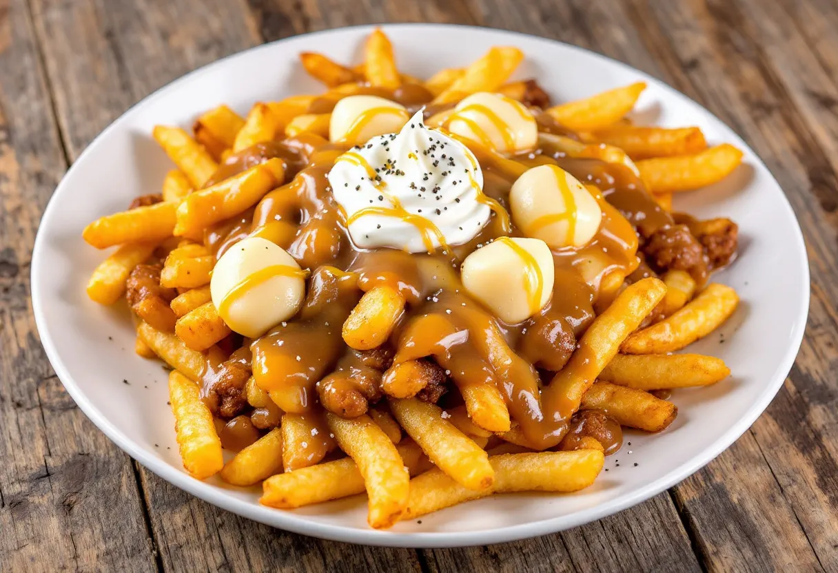 Maple Cream Poutine recipe image