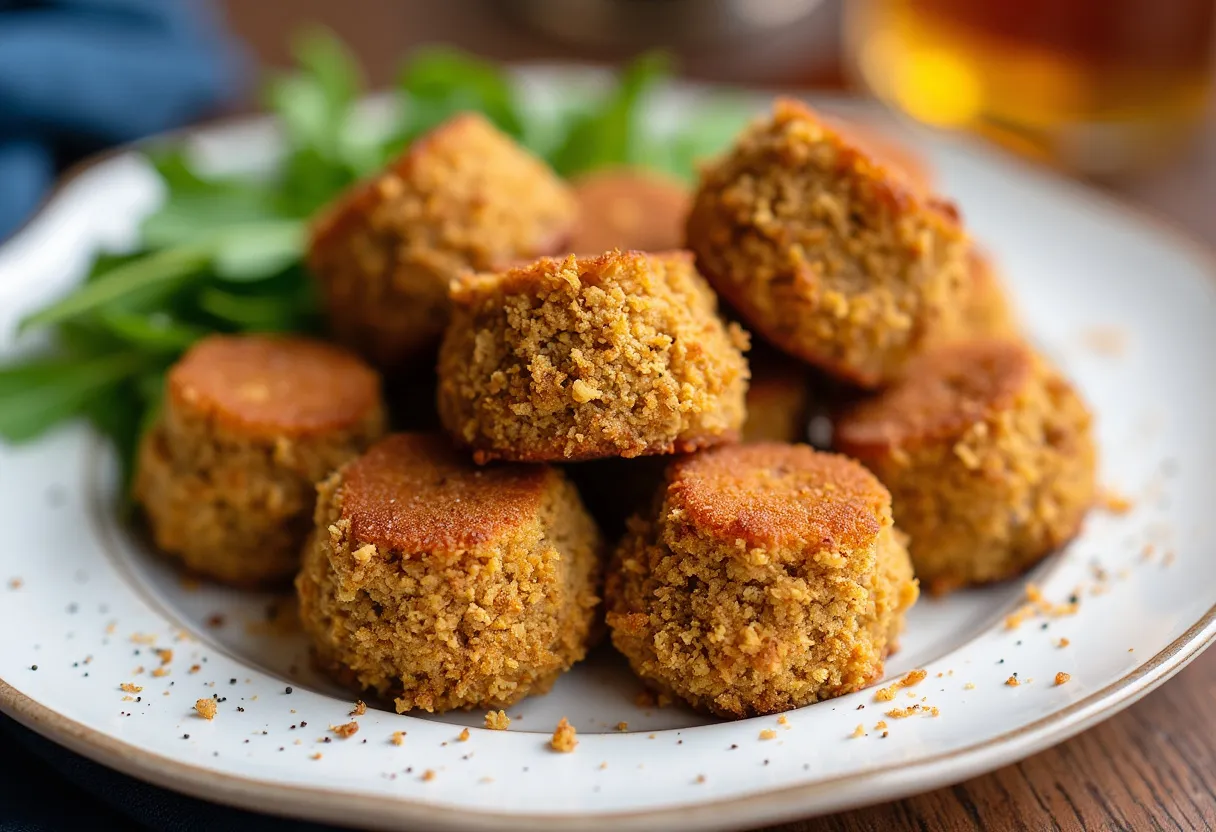 Maple Crusted Bison Bites recipe image
