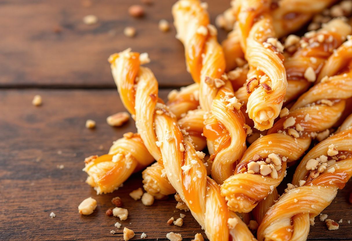 Maple Taffy Twists recipe image