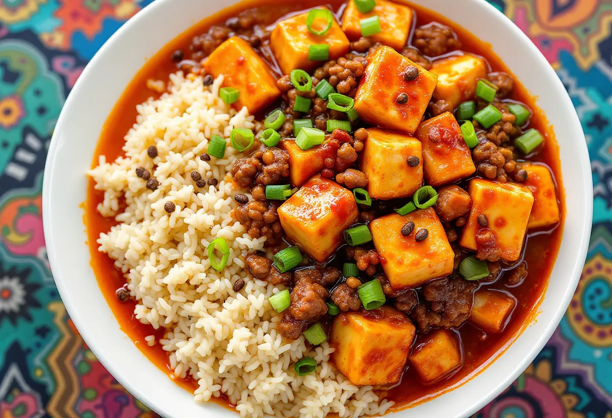 Mapo Tofu Bowls recipe image