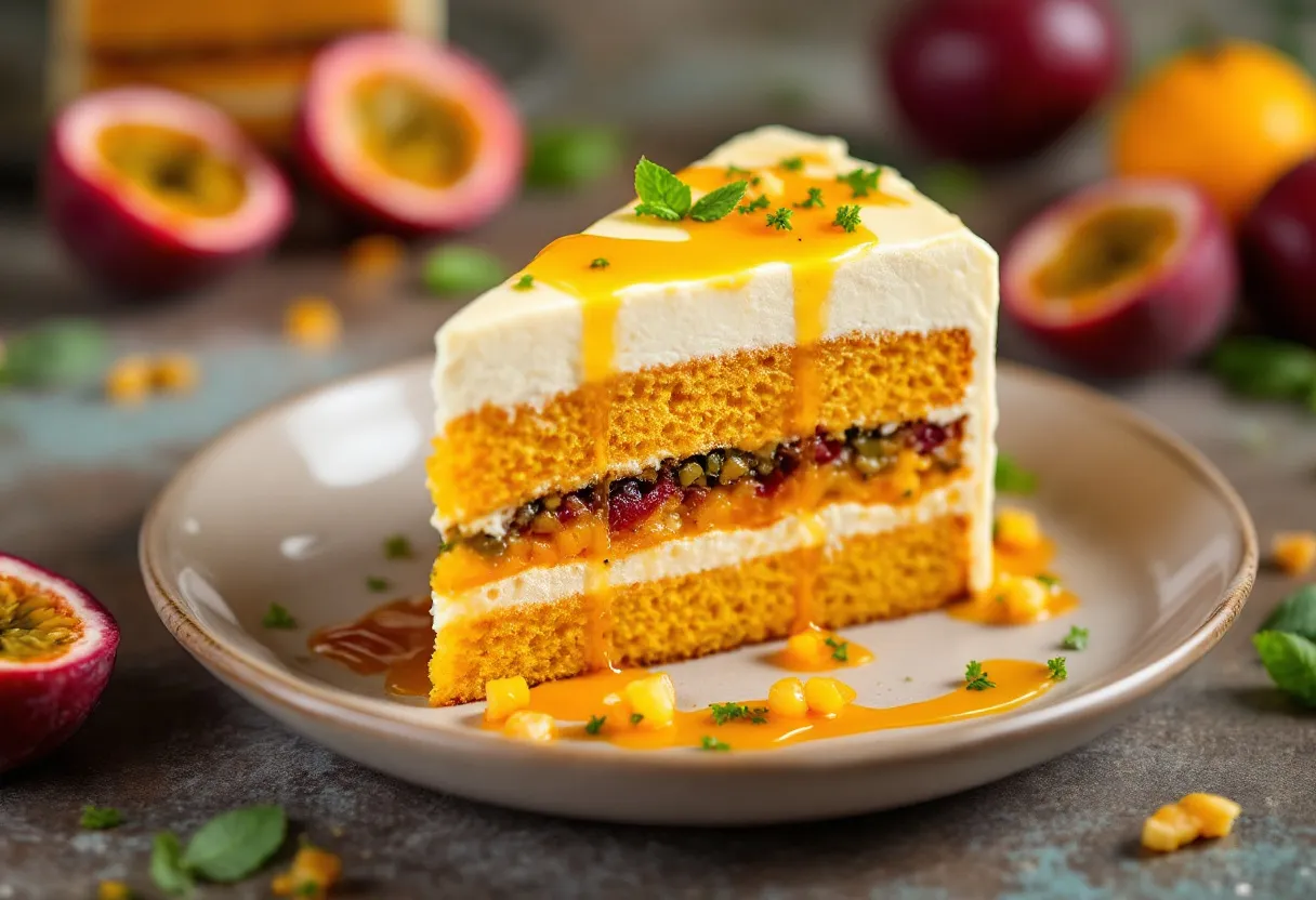 Maracuyá Bliss Cake recipe image