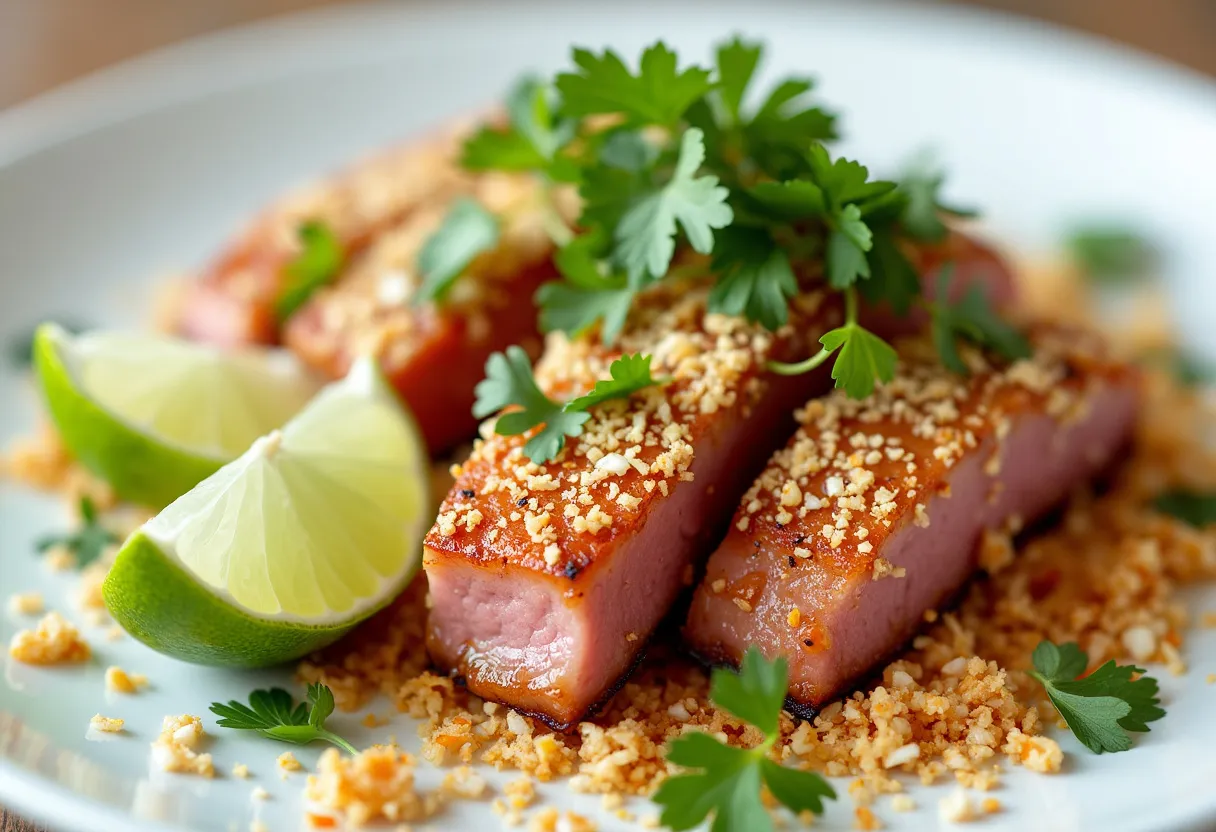 Mariana Coco-crusted Tuna Delight recipe image