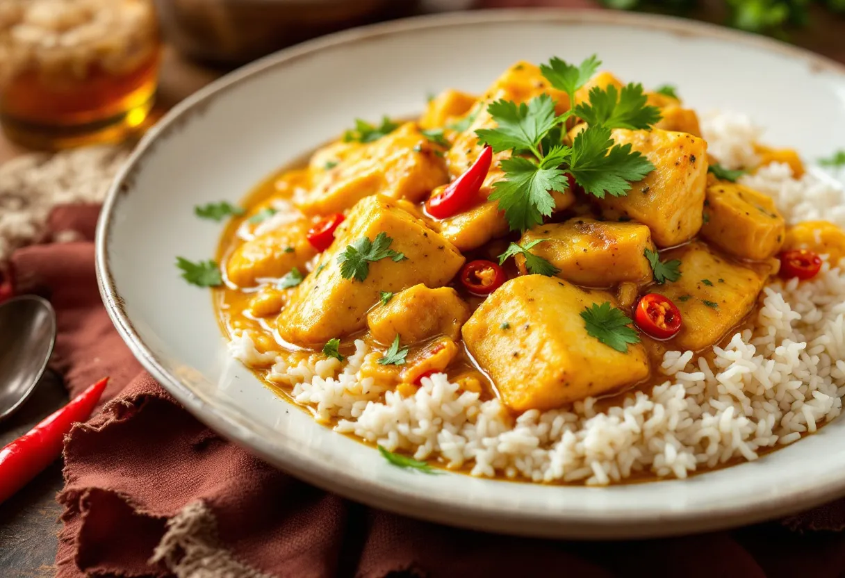 Masala Fish Chow recipe image