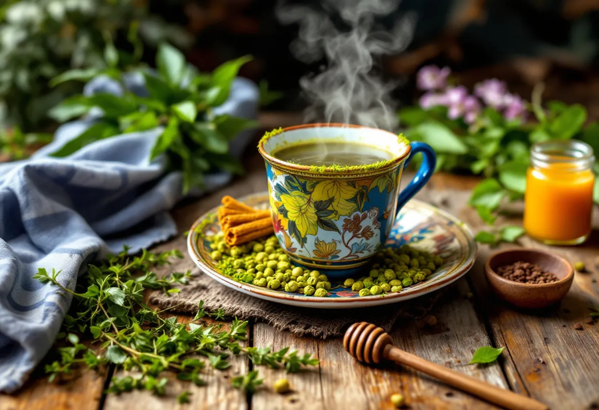 Mate Cocido Con Yuyos recipe image