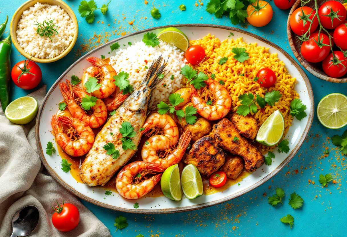 Mauritian Harmony Platter recipe image