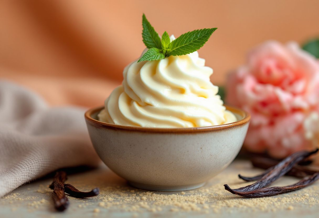 Mauritian Vanilla Gelato recipe image