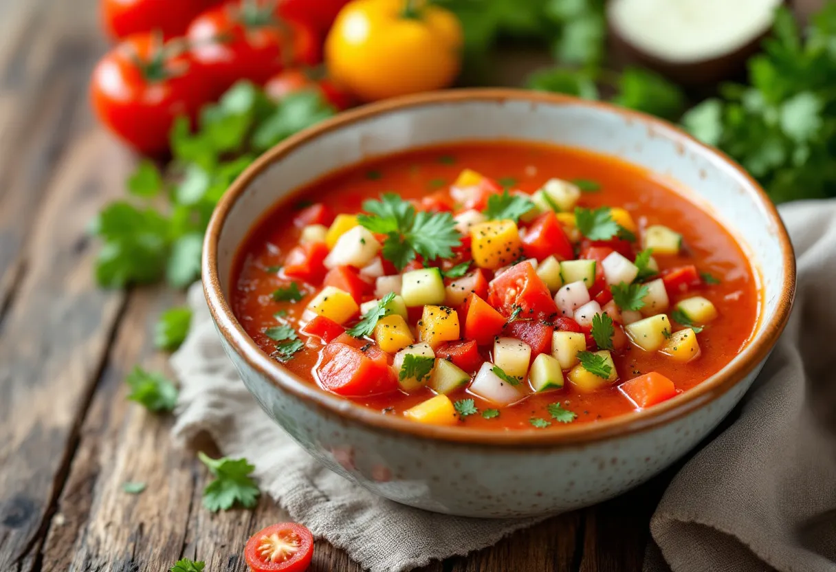 Mediterranean Gazpacho recipe image