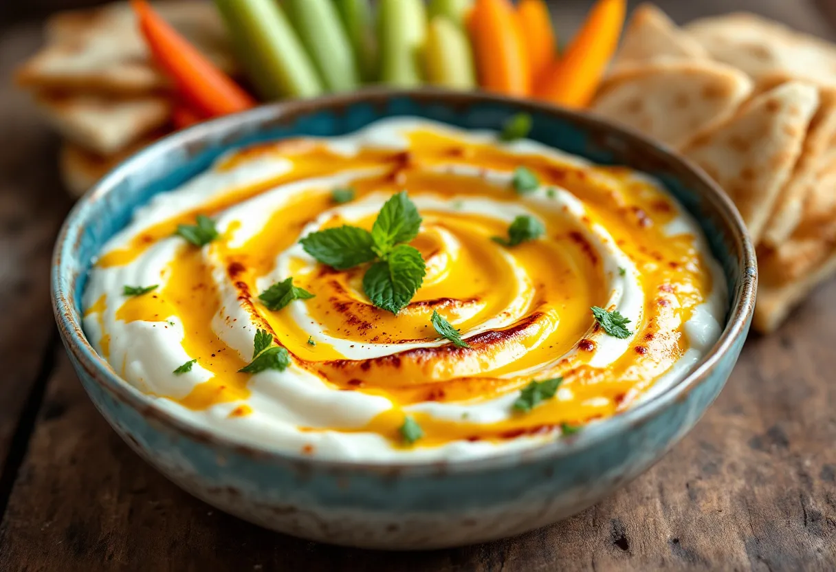 Melting Halloumi Dip recipe image