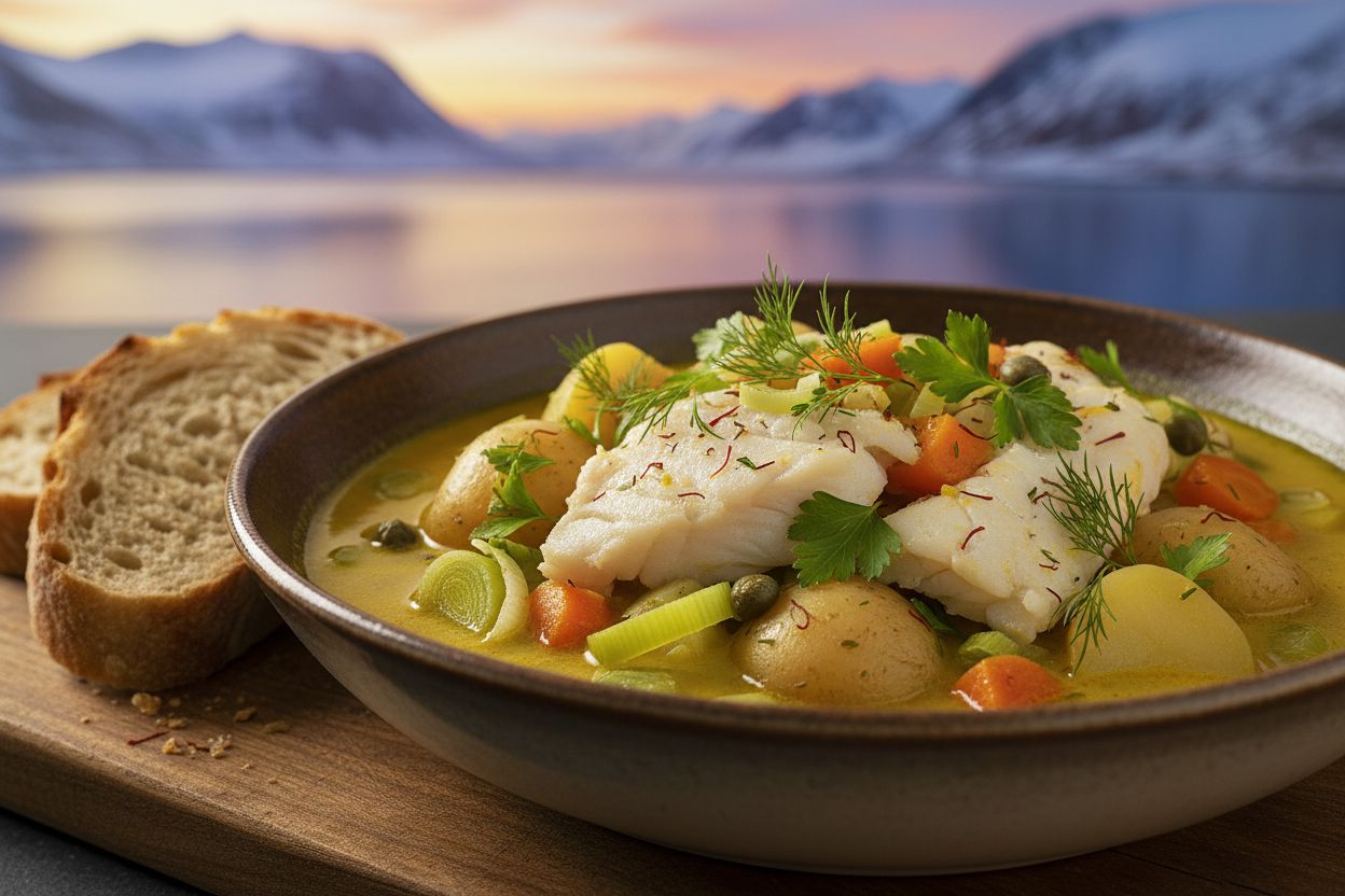 Midnight Sun Skrei Stew recipe image