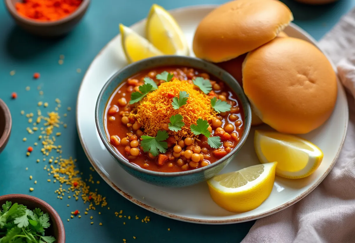 Misal Pav recipe image
