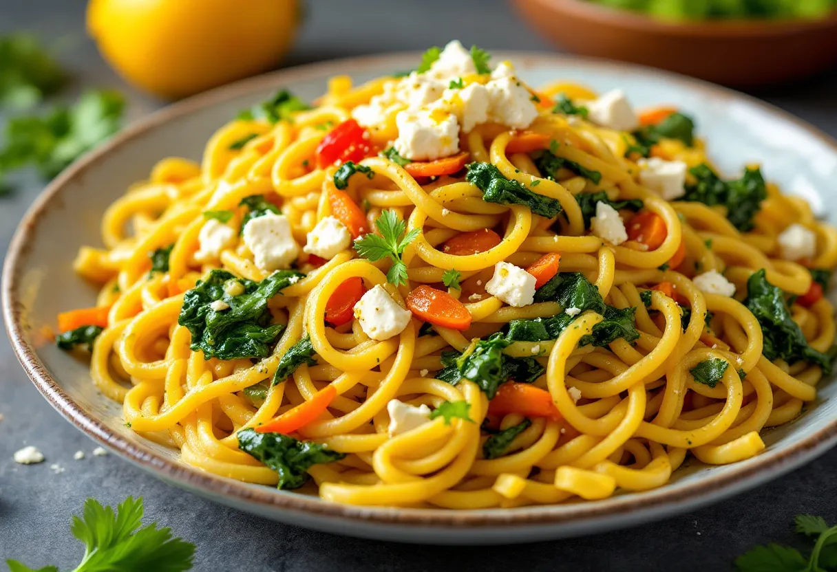 Mishti Shorshe Diye Pasta recipe image