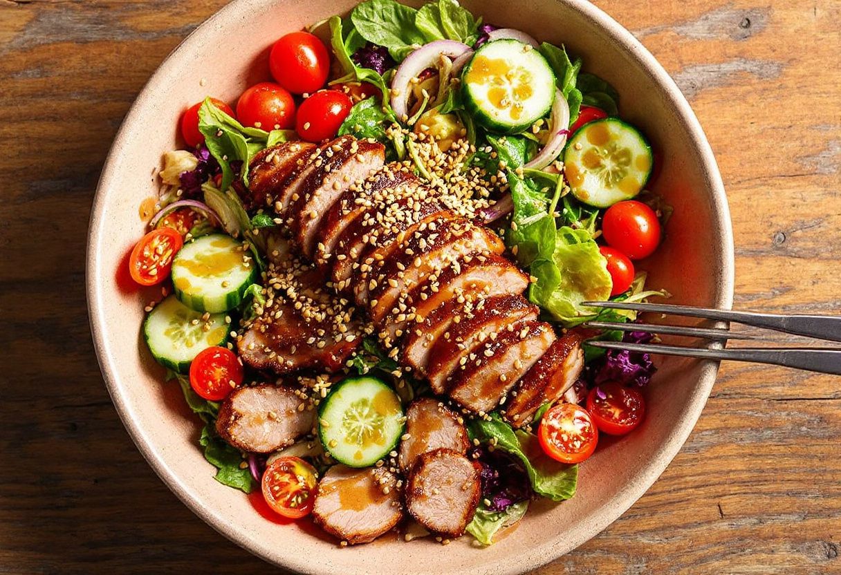 Miso-Infused Kamo Salad recipe image