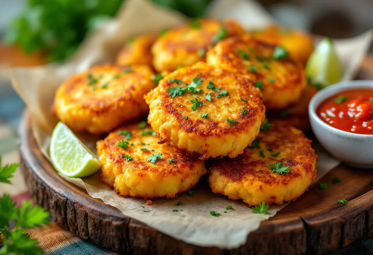Montserratian Saltfish Fritters recipe image