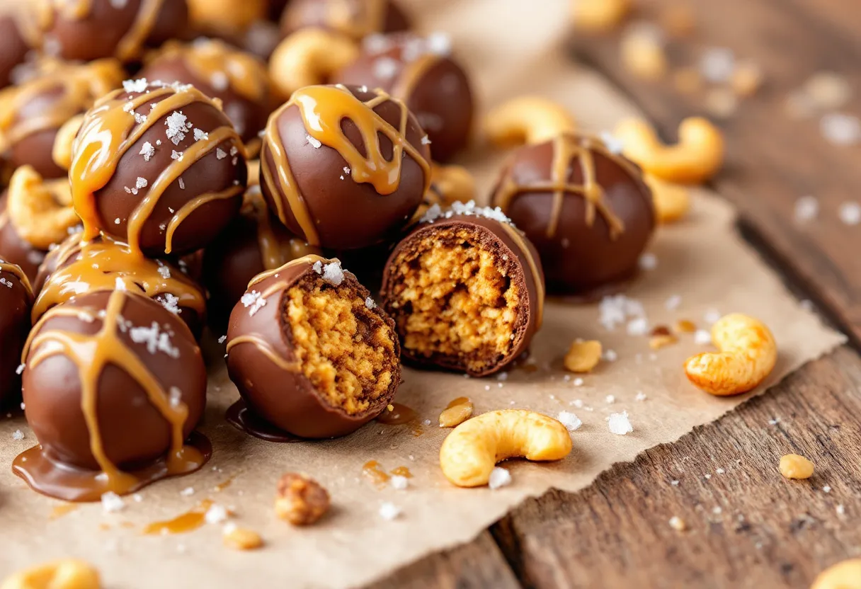 Mozambican Caju Choco Bites recipe image