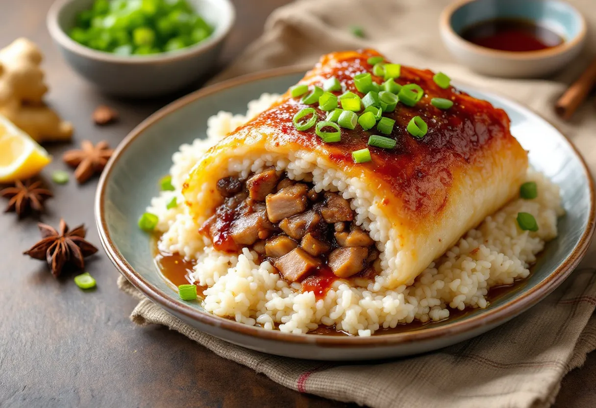 Nanjing Rice Pillow recipe image