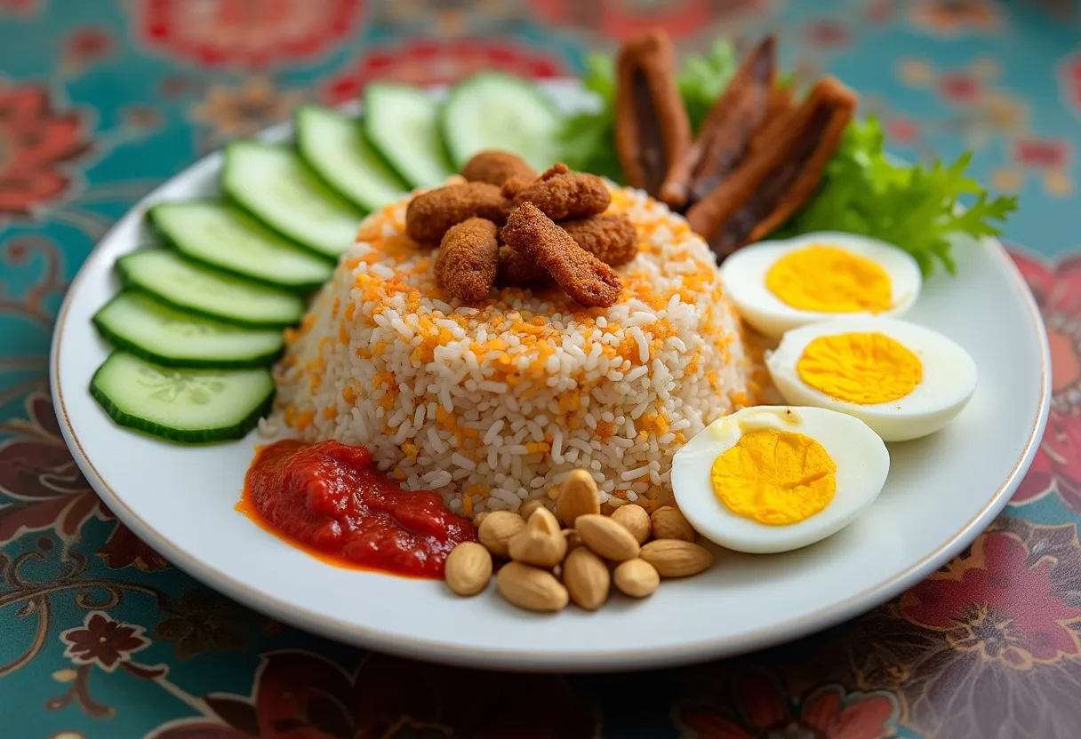 Nasi Lemak Tradisi recipe image