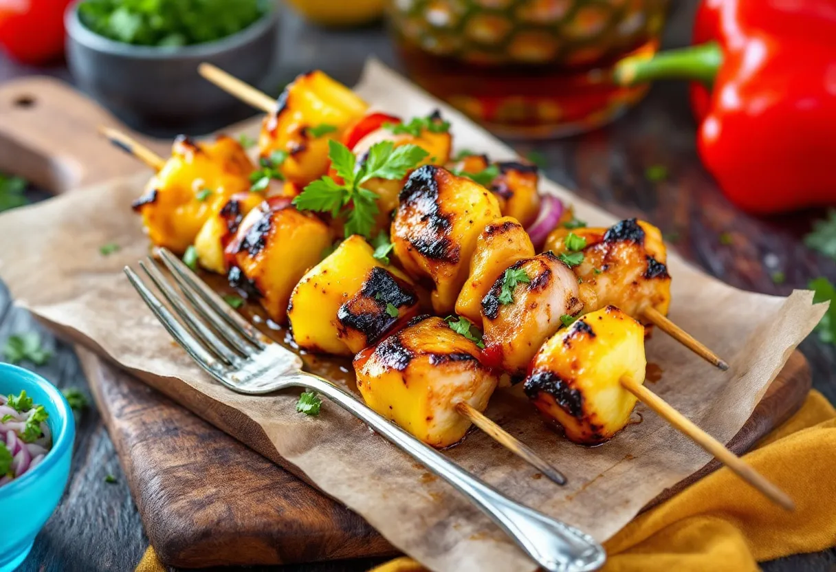 Nauru Marinated Skewers recipe image