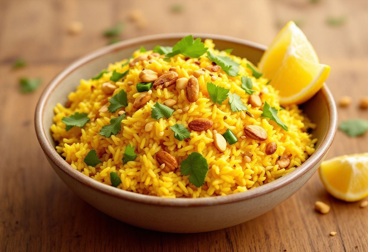 Nimbu Poha Snacks recipe image