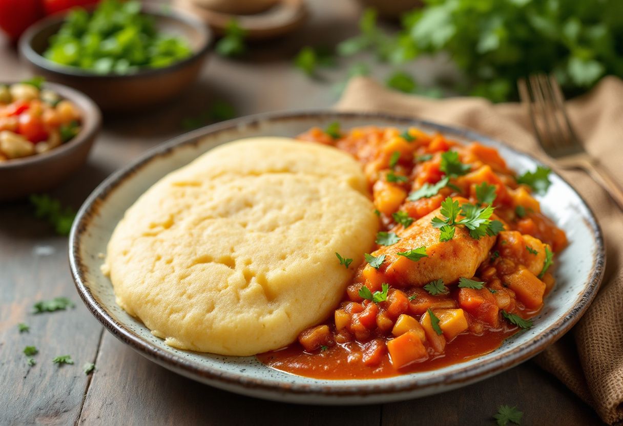 Nsima with Chambo recipe image