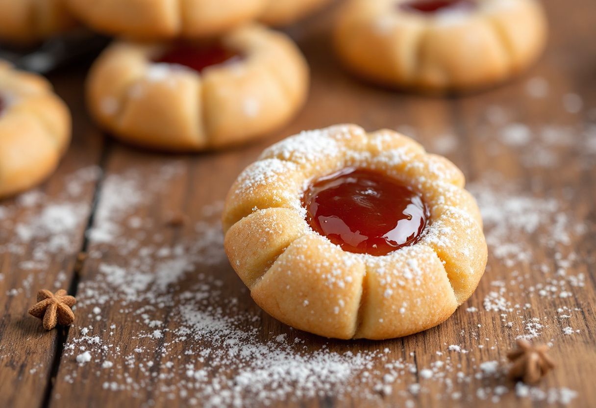 Nutmeg Jam Drop Cookies recipe image