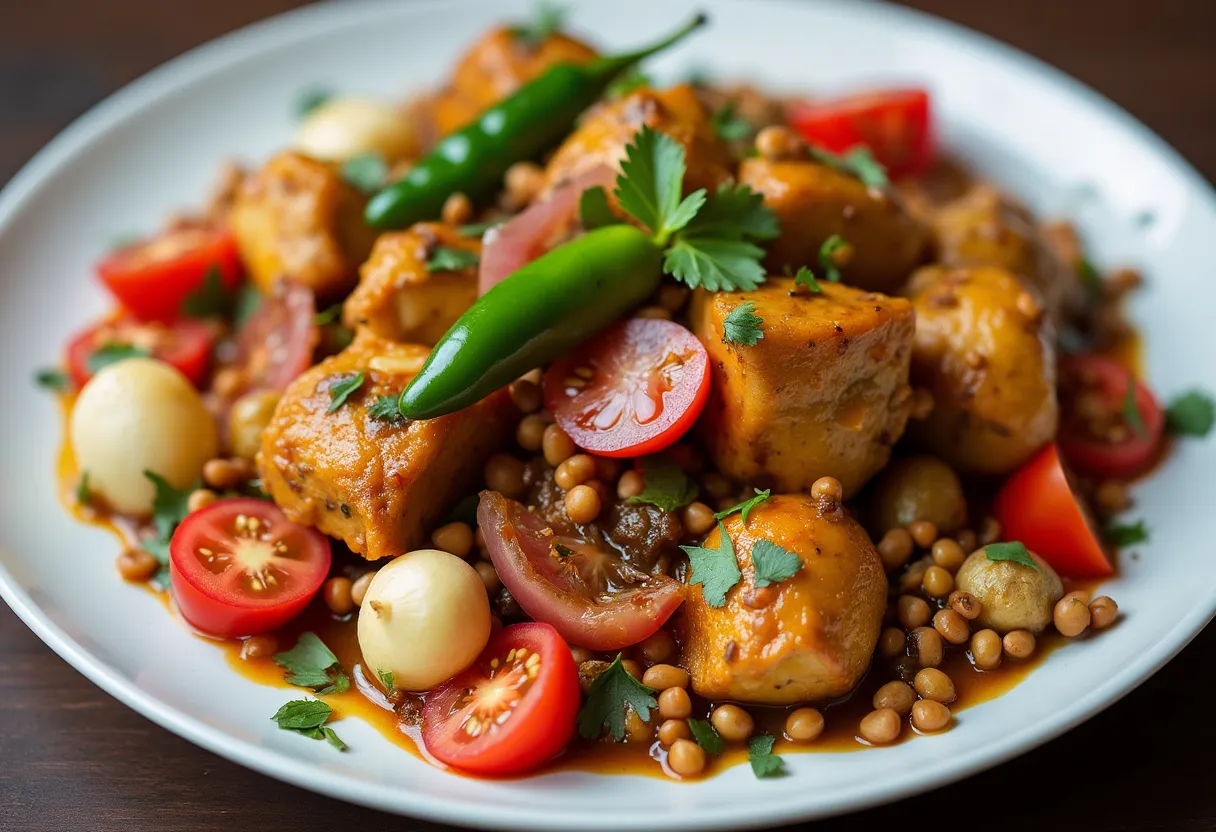 Nyembwe Chicken Medley recipe image