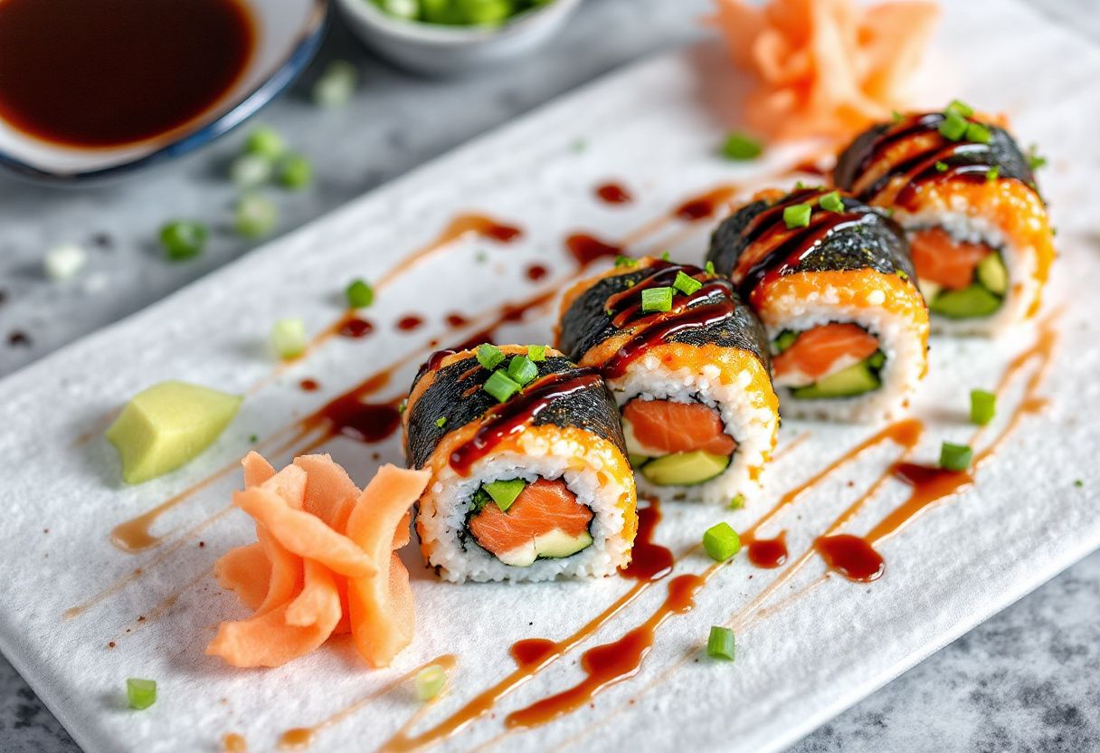 Osaka Peat Fusion Sushi recipe image