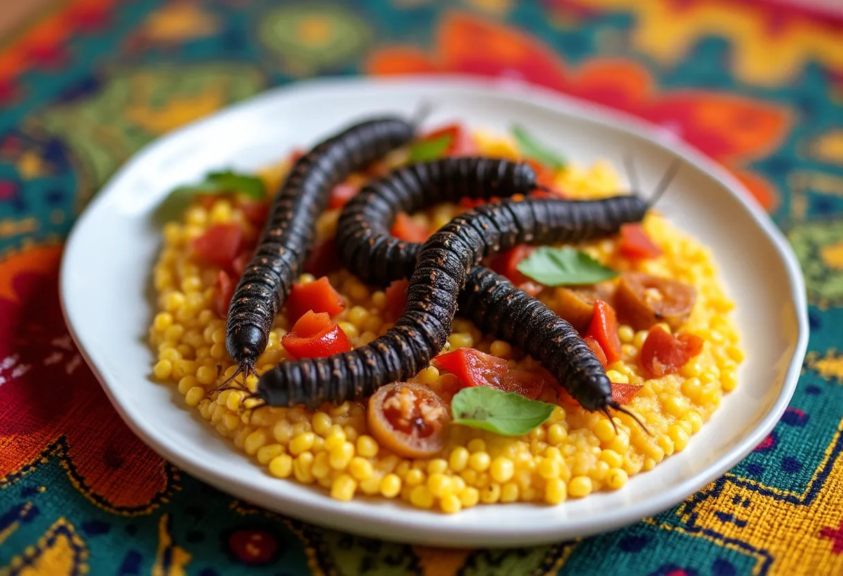 Oshifima with Omagungu recipe image