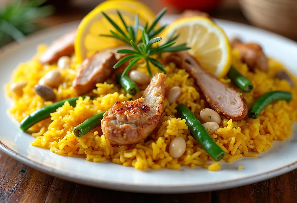 Paella Valenciana recipe image