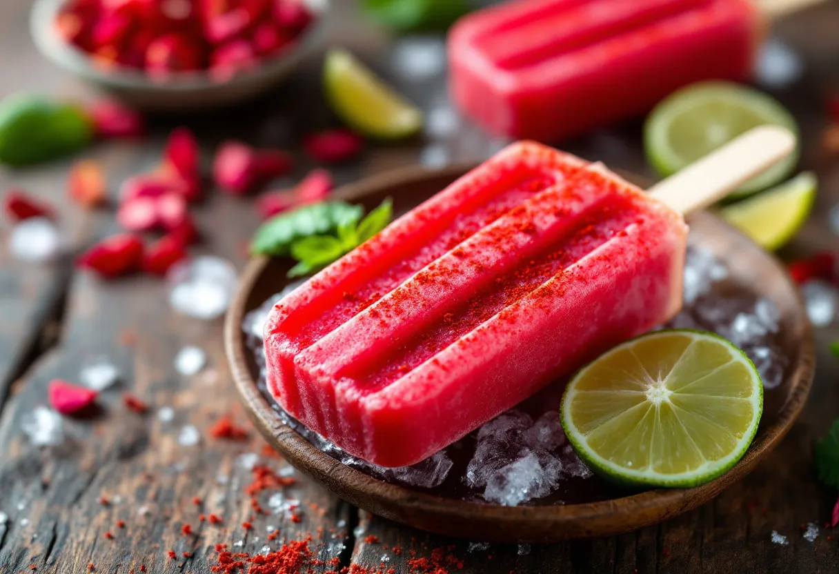 Paleta de Jamaica con Chile recipe image