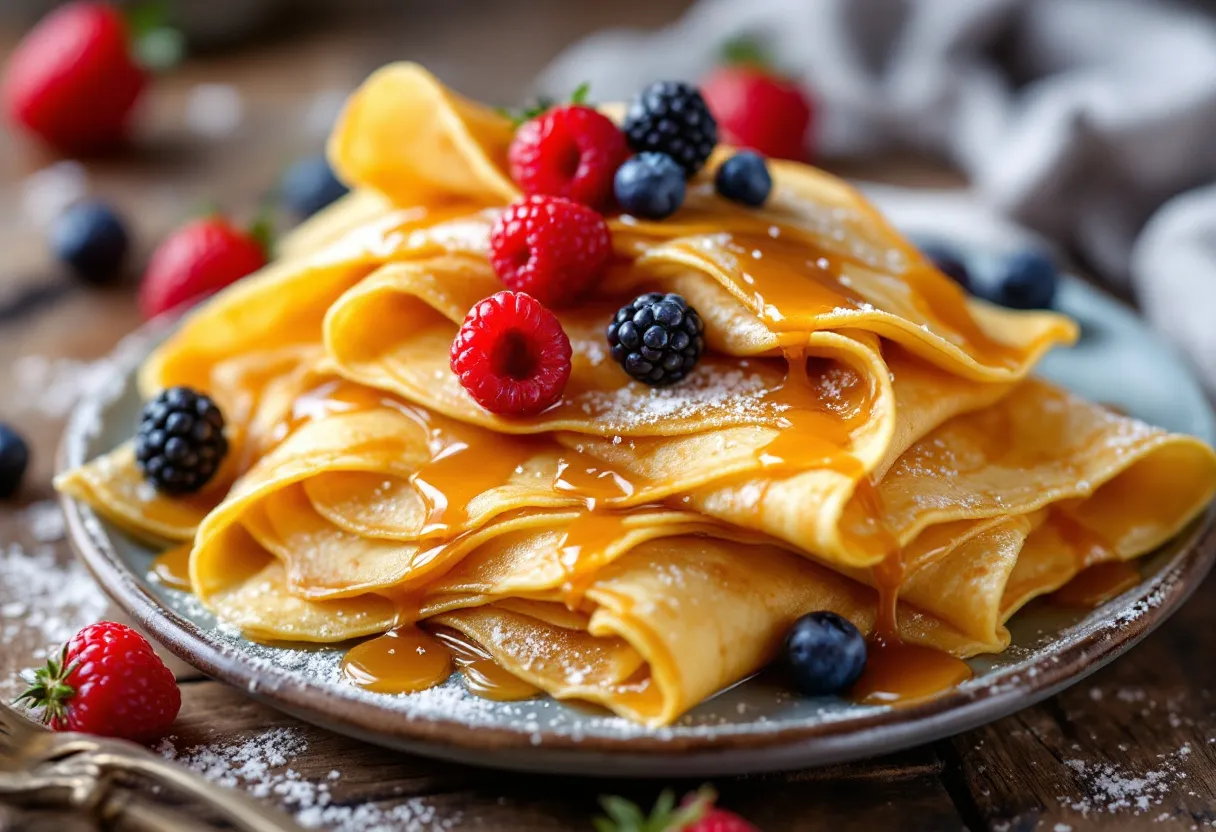 Panqueques Manjar de Chile recipe image