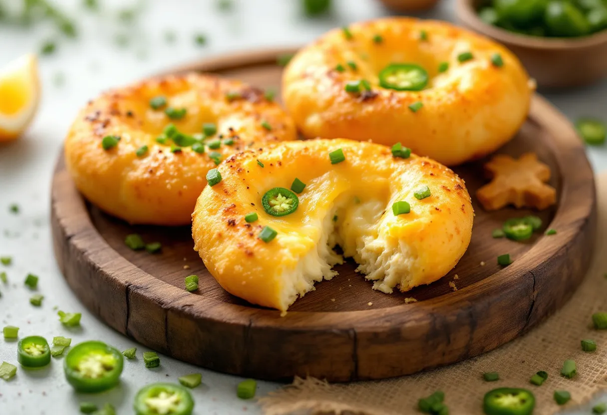 Pão de Queijo e Jalapeños recipe image