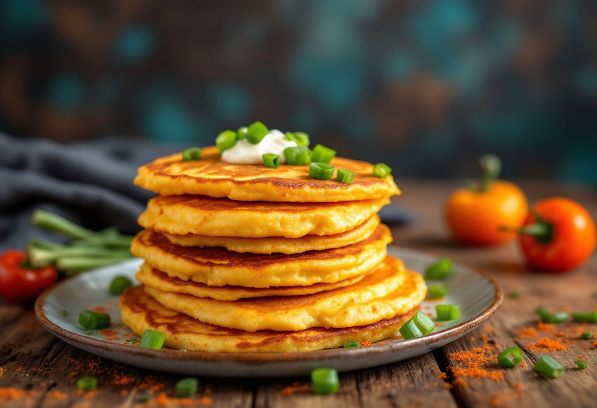 Paprika Pancakes recipe image