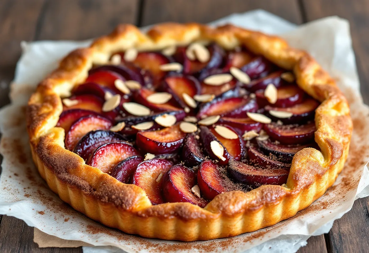 Parisian Plum Tart recipe image