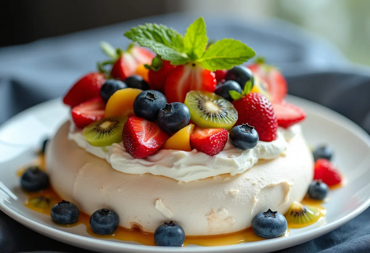 Pavlova Cascade recipe image