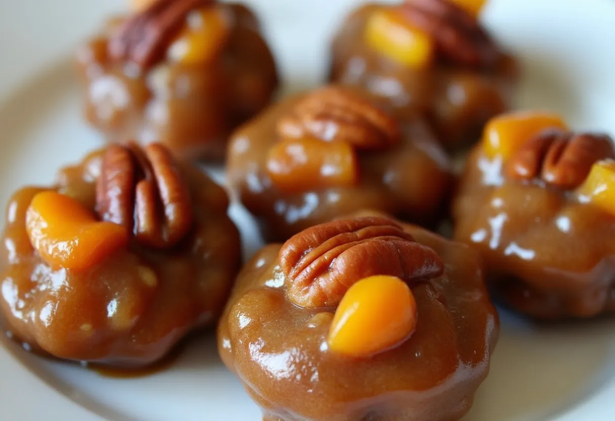 Peach Pecan Pralines recipe image