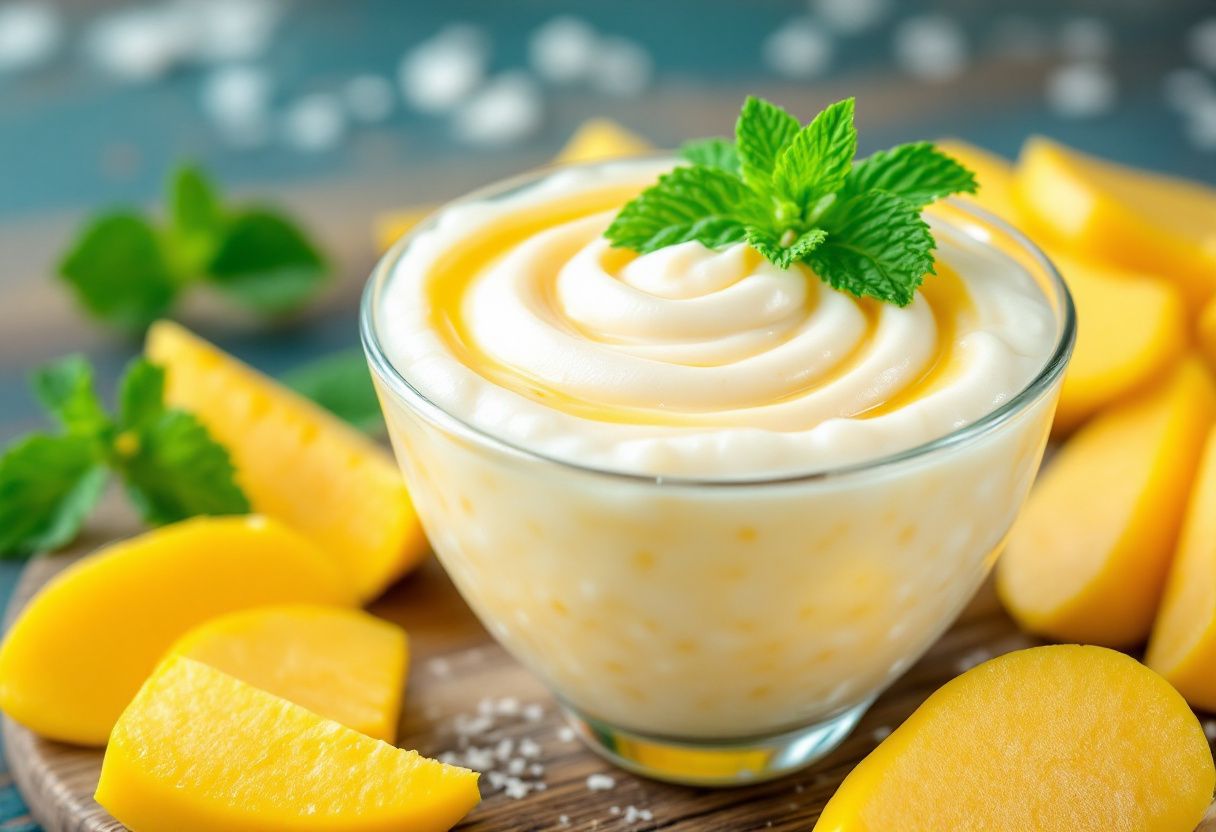 Pearl Milk Mango Pudding recipe image