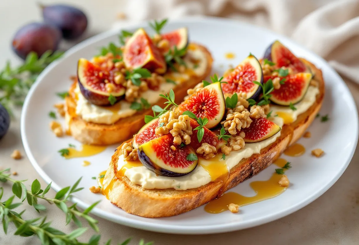 Pelardon Tartine recipe image