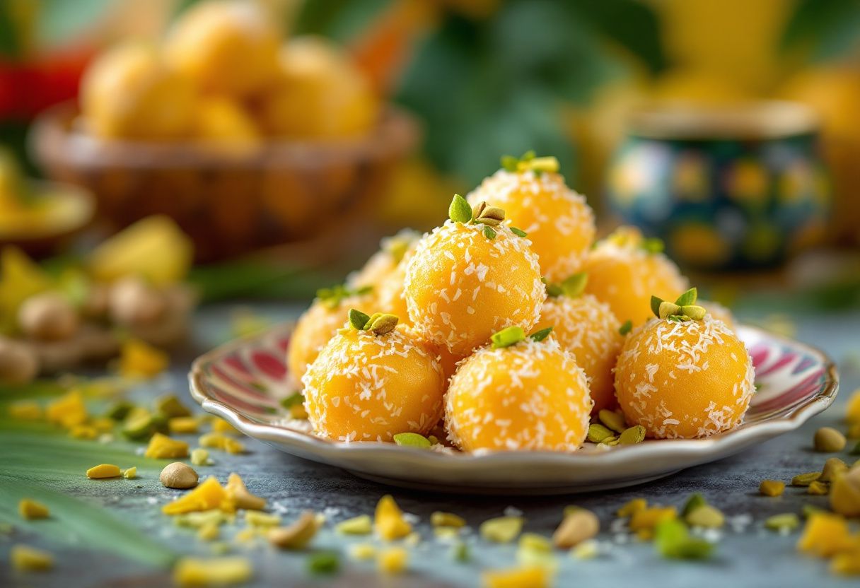 Phuket Mango Laddoo recipe image