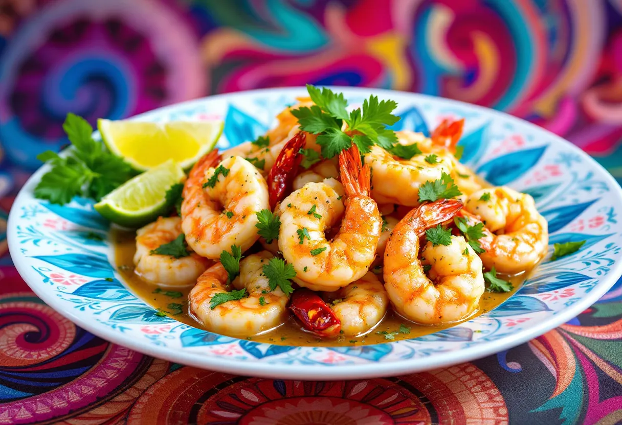 Phuket Paradise Prawns recipe image
