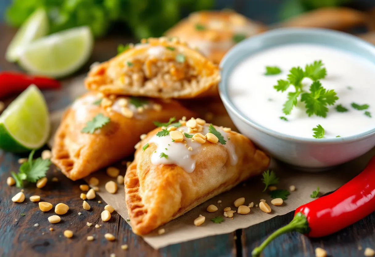 Phuket Pastry Pockets recipe image