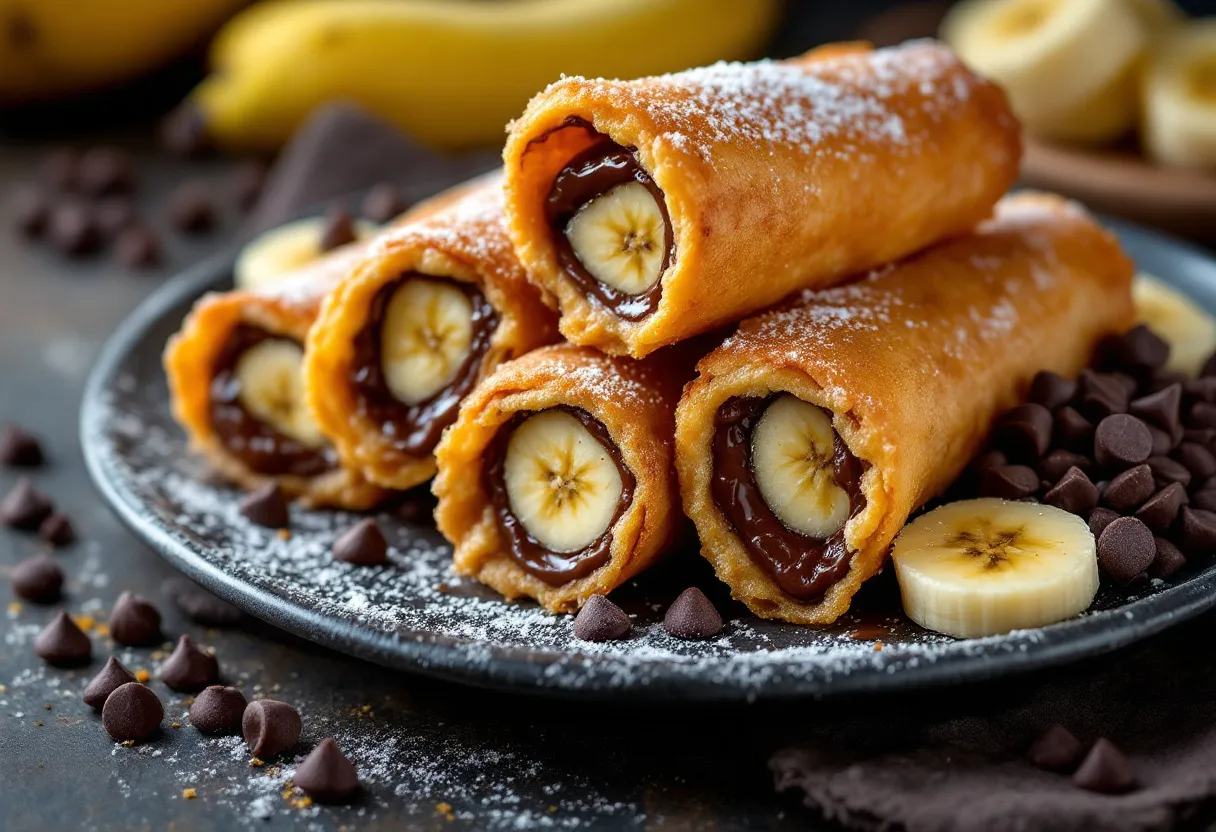 Pisang Cokelat recipe image