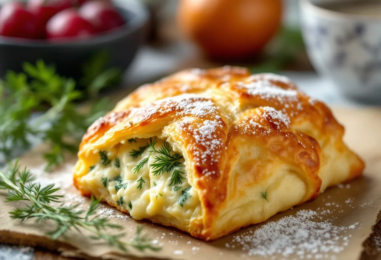 Plăcintă cu Brânză de Oaie recipe image