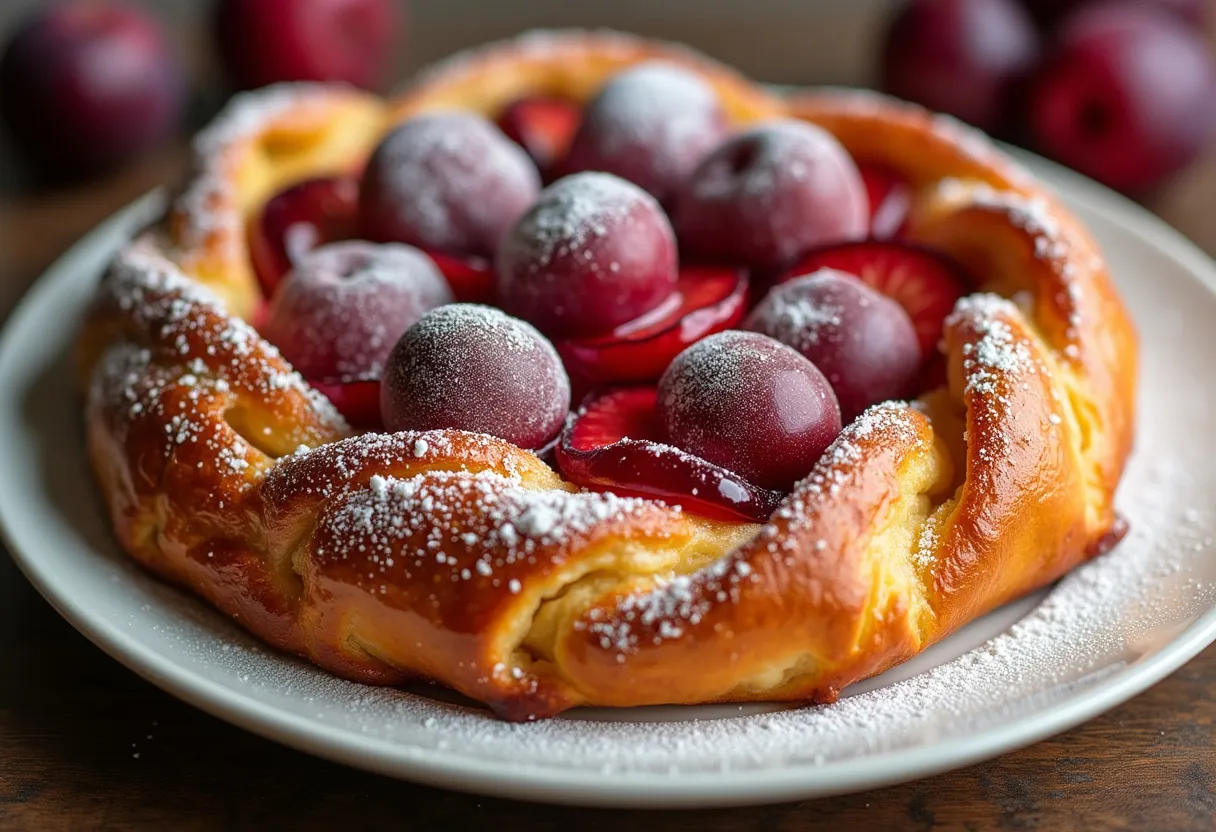 Plum Kolach recipe image