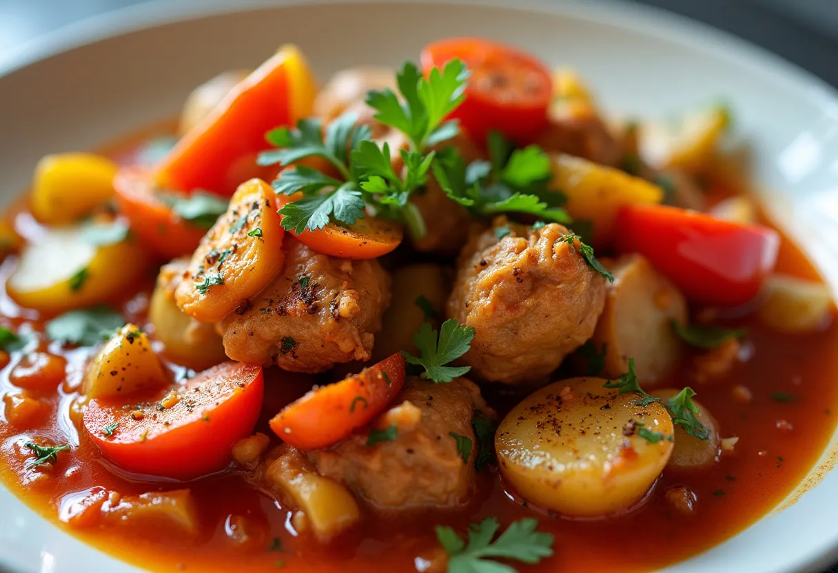 Pollo Guisado recipe image