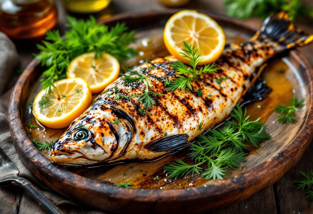 Polski Pstrąg Z Grilla recipe image