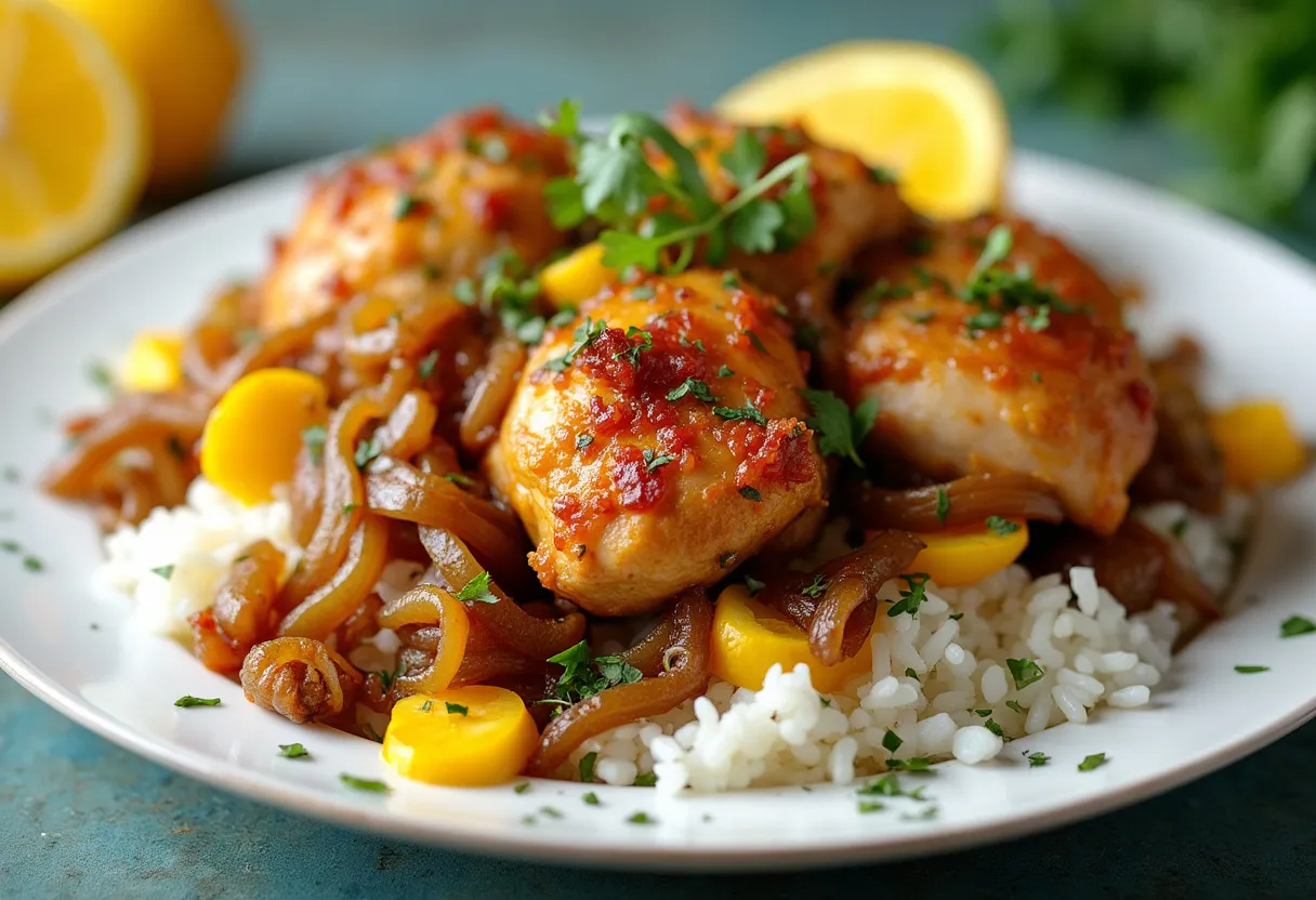 Poulet Yassa recipe image